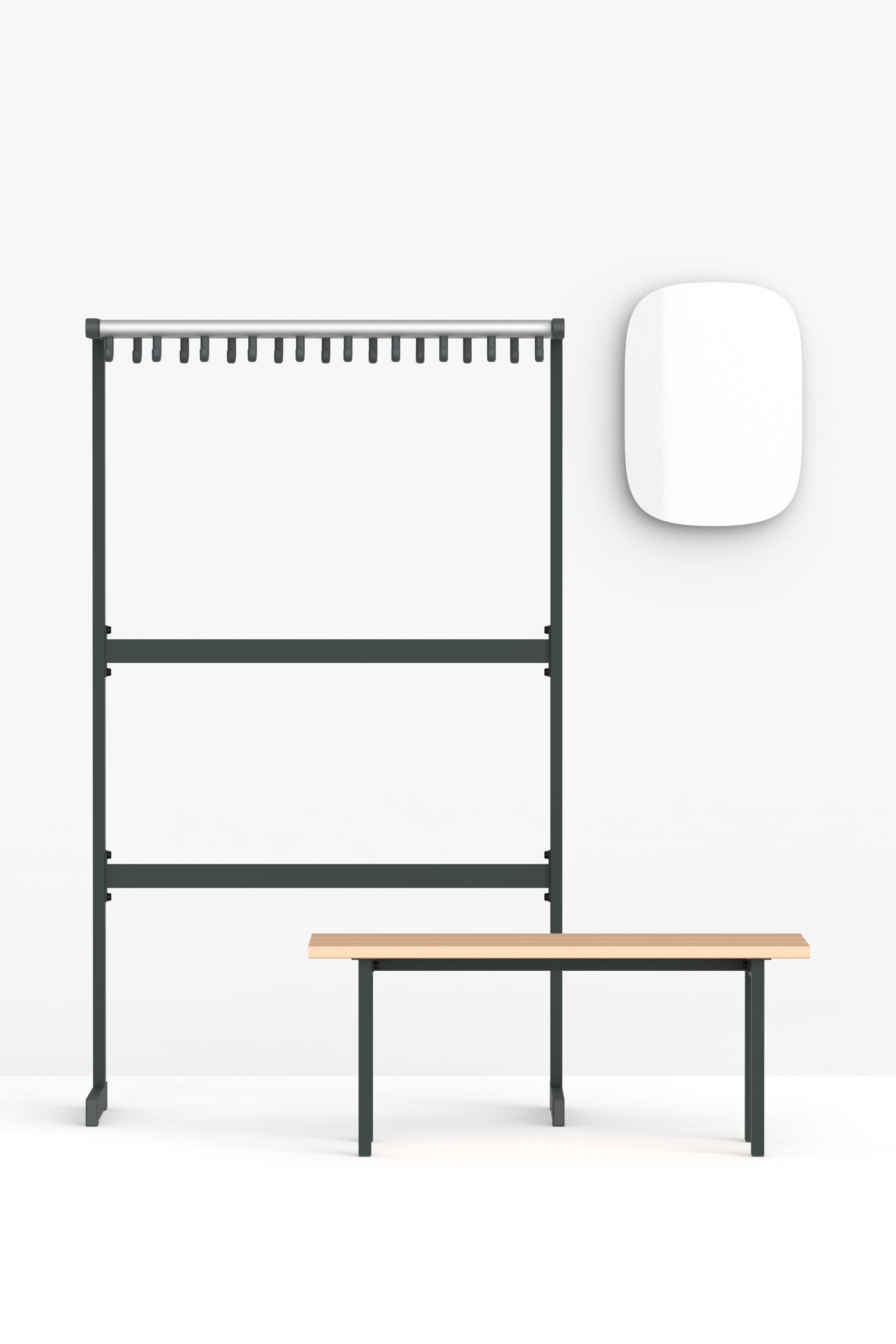 Скамейка для спортивных сооружений из бука FUNCTIONALS Tertio ARCH-00014013 - Вид №10