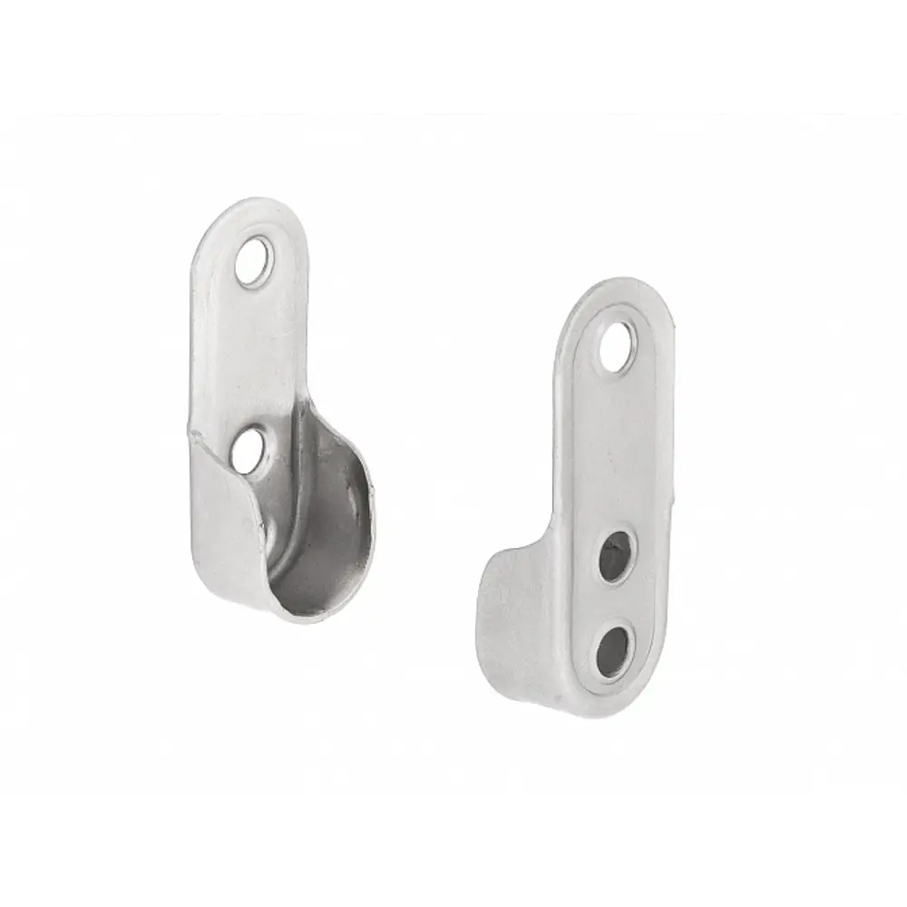 Держатель овальной трубы ⌀30x15 без фиксатора хром 2 шт Santreyd STLM-2056519