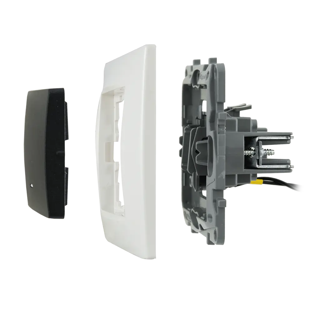 Legrand Etika - выключатель встраиваемый с подсветкой, антрацит 82496731 STLM-0028735 - Вид №6