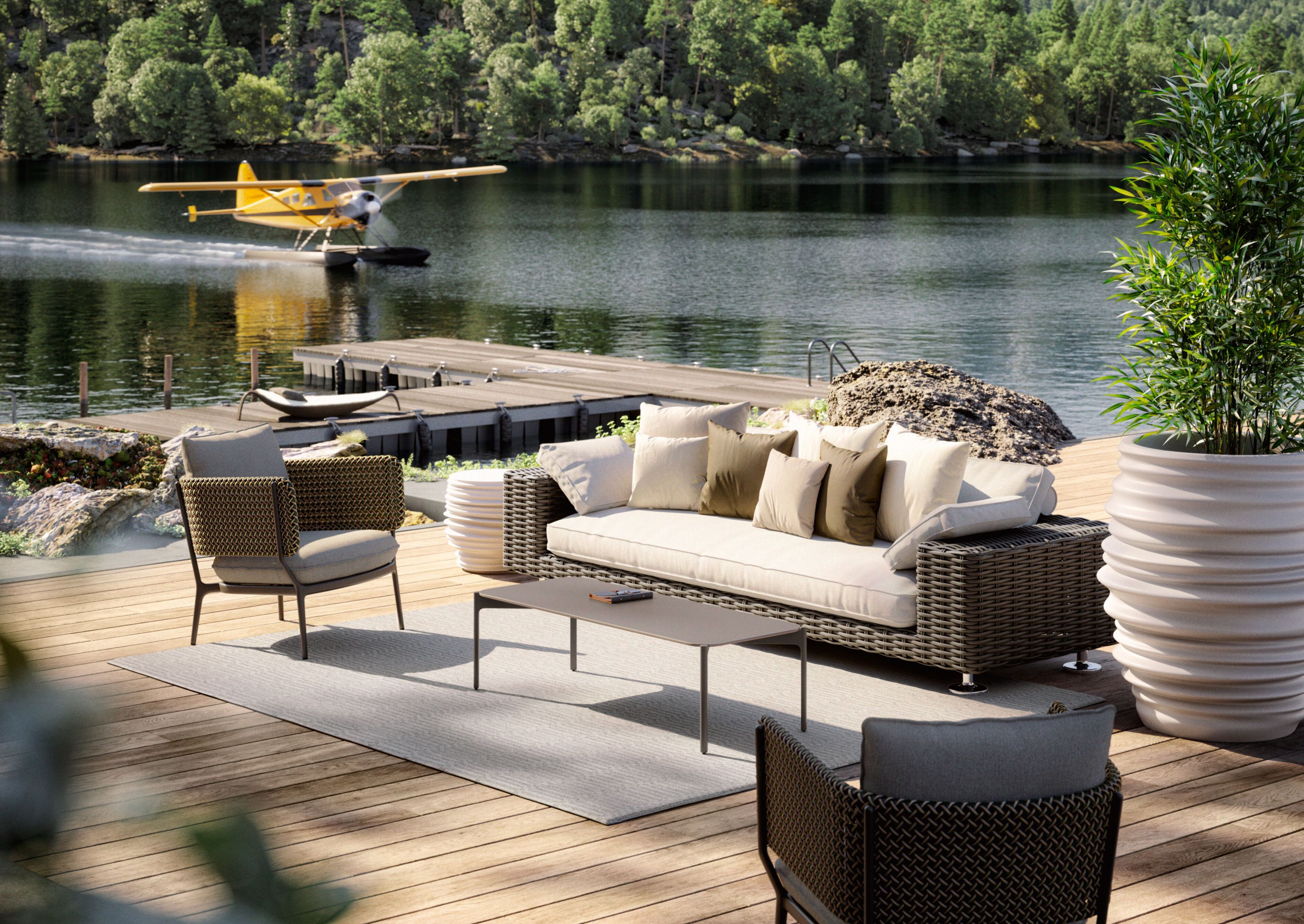 Шезлонг из синтетического волокна DEDON LEAF ARCH-00081443 - Вид №7