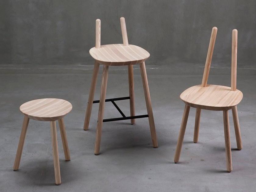 EMKO Низкий табурет из массива дерева Naïve Naive sun-id-1345361 - Вид №7