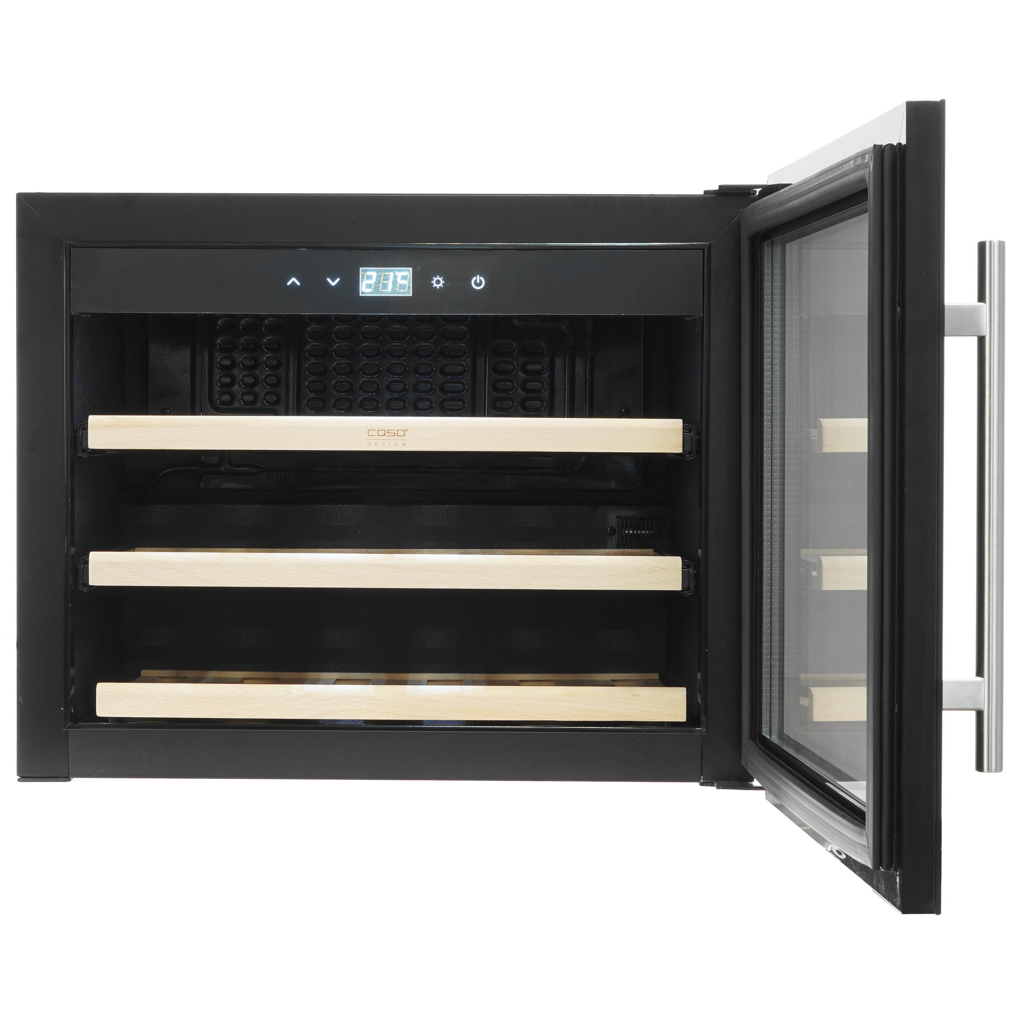 7933862 Встраиваемый винный шкаф CASO WineSafe 18 EB черный STDN-0037509 - Вид №1