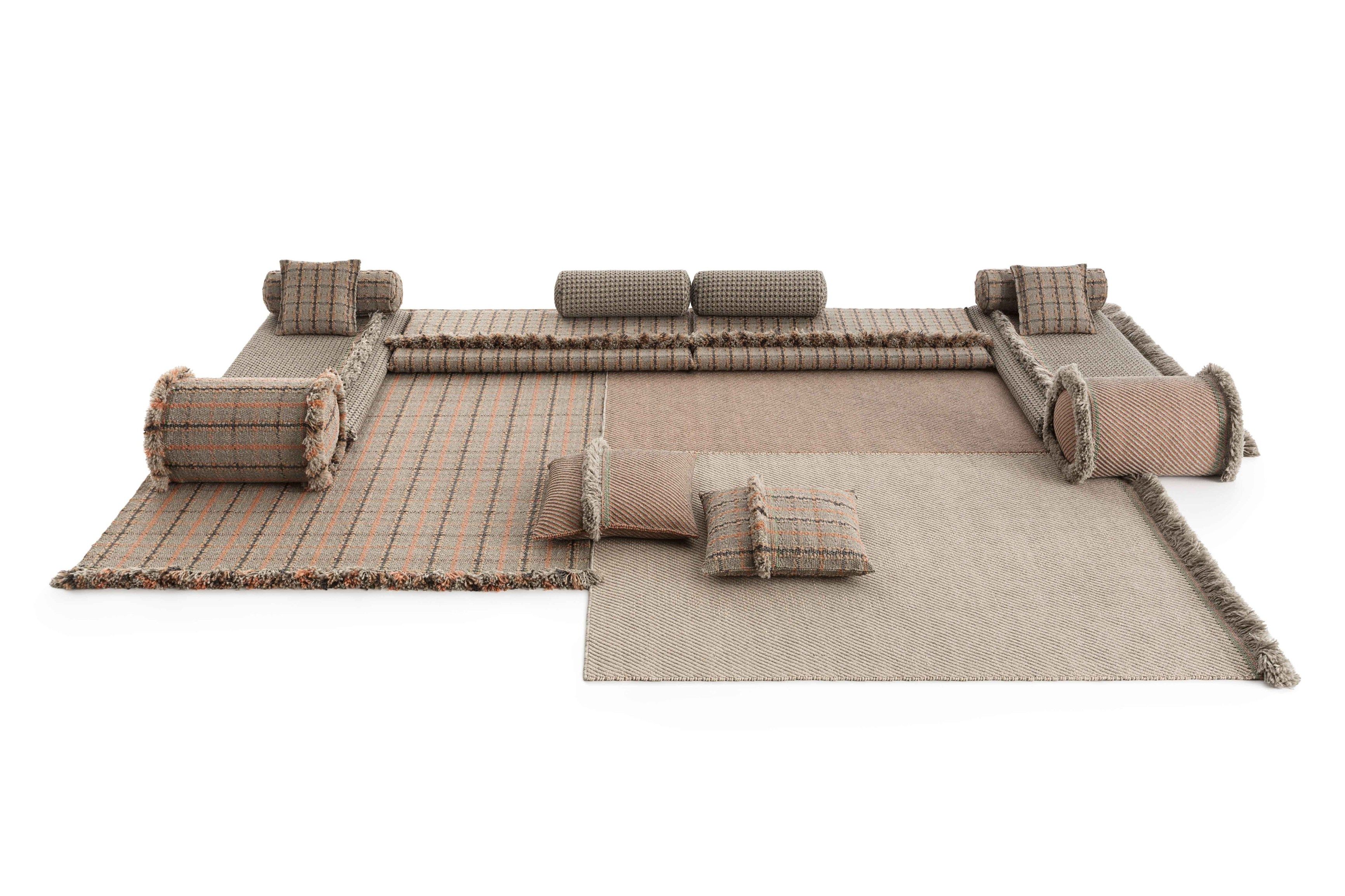 Наружная полипропиленовая цилиндрическая полосатая подушка GAN Garden Layers ARCH-00064224 - Вид №4