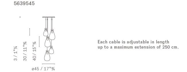 Стеклянный подвесной светильник Poltrona Frau коллекция-мебель и аксессуары ARCH-00109146 - Вид №12