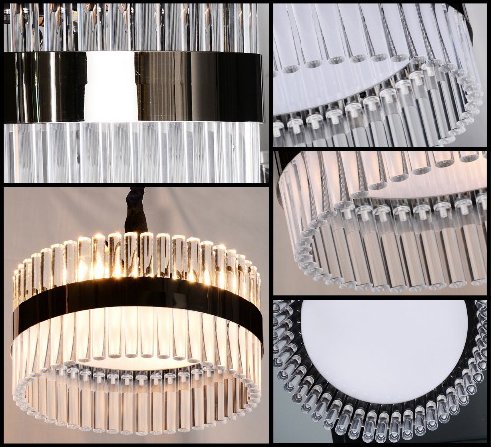 Подвесной светильник BRCH9072-40 от Delight Collection DELIGHT ДИЗАЙНЕРСКИЕ 243852 Прозрачный;серый  - Вид №1