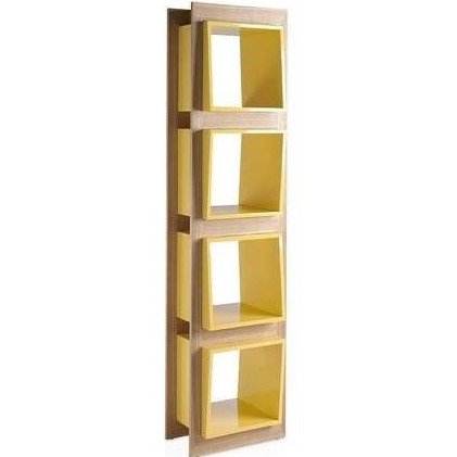 Стеллаж деревянный белый, орех от Angel Cerda ANGEL CERDA  149952 Белый;коричневый  - Вид №7