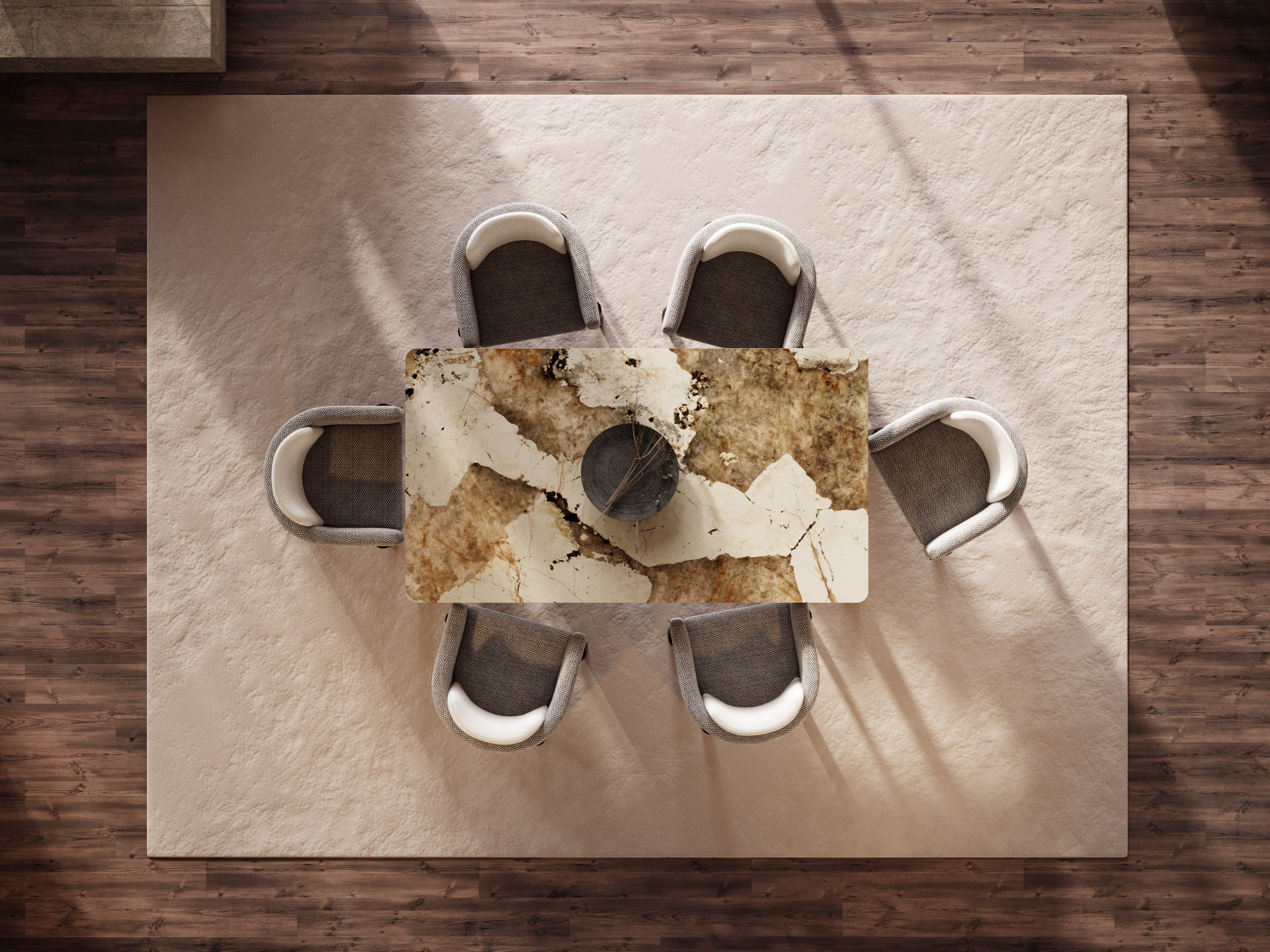 Выдвижной обеденный стол из дуба Stylish Club Landform ARCH-00142648 - Вид №24