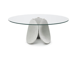 Круглый Хрустальный стол