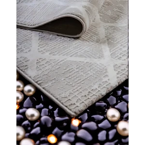 91577742 Ковер Elisa Elegance 4948A Grey-Grey 150x230 см Полиэстер цвет Серый STLM-1046563