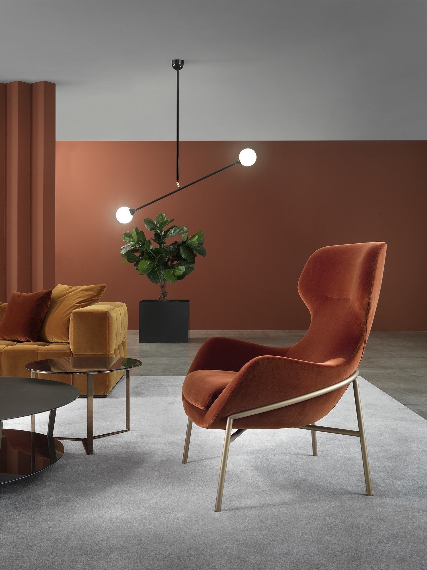 Спицевое вращающееся кресло с подлокотниками Marelli BRERA ARCH-00121414 - Вид №7