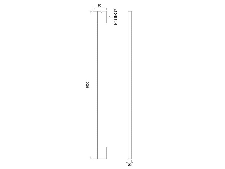 Настенный электрический халат из нержавеющей стали CEADESIGN SIXTY-аксессуары ARCH-00080541 - Вид №2