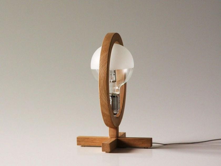 ARKOF LABODESIGN Настольная лампа прямого света галогенная из дуба sun-id-1405391 - Вид №2