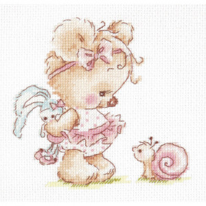 017-16 Я с тобой дружусь! Набор для вышивания Чудесная Игла 13 х 13 см Чудесная игла