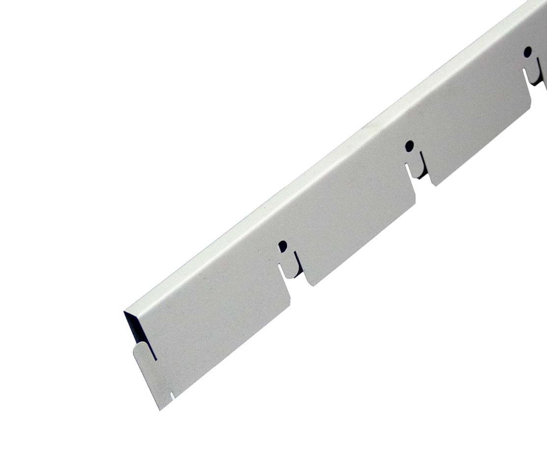 82151744 Рейка направляющая грильято 75x75x40 мм белый 2.4 м STLM-0020475 АЛБЕС 