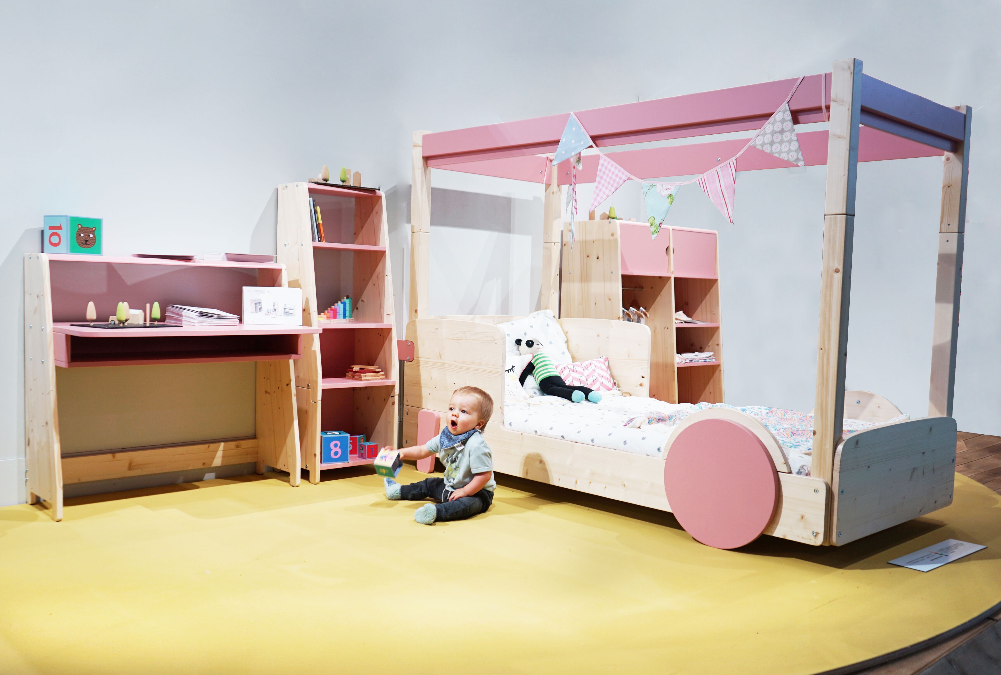 Деревянная односпальная кровать с балдахином Mathy by Bols ARCH-00085571 - Вид №7