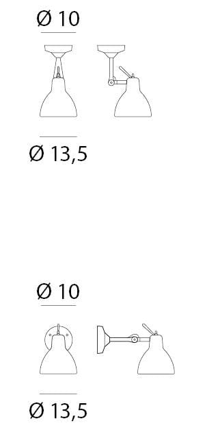 Витражная настенная/потолочная лампа Rotaliana Luxy ARCH-00120566 - Вид №4