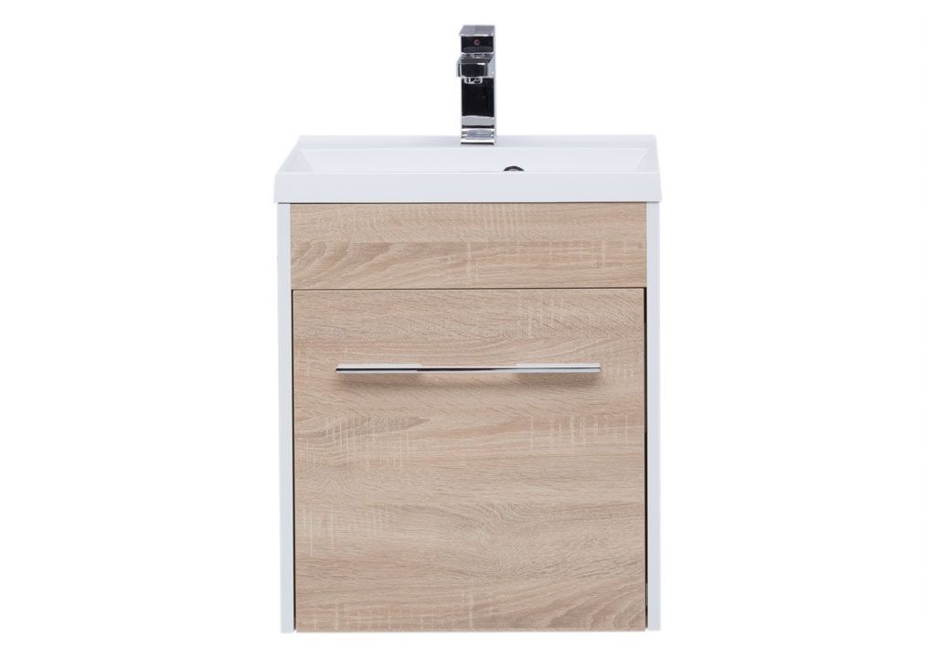 Тумба с раковиной Aquanet Августа 50 дуб сонома 0021002500204095 - Вид №2