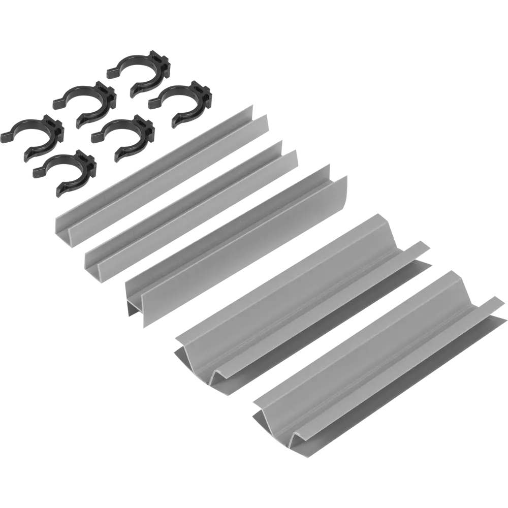 Комплект для установки кухонного цоколя 15 см цвет топо Santreyd STLM-2130213