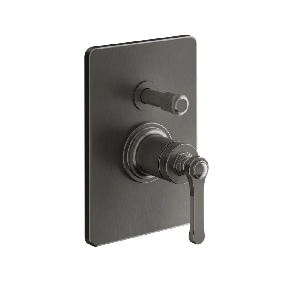 Смеситель для душа 65079 707 Gessi Venti20 ЧЕРНЫЙ МЕТАЛЛ BR. PVD 65079707