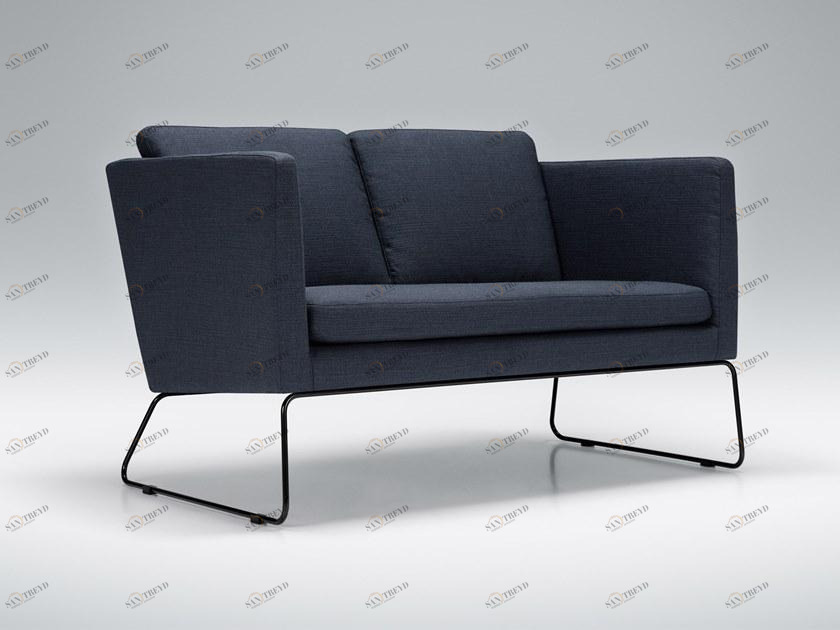 Sits 2-местный обитый тканью диван-салазки Clark sun-id-1462234