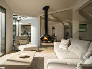 Стальной дровяной подвесной камин