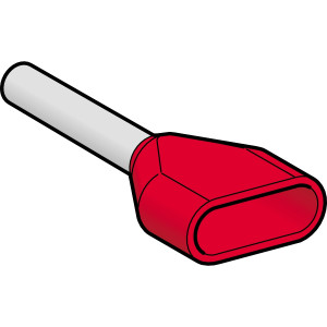 AZ5DE010 НАКОНЕЧНИК ДВУПРОВОД СРЕДН 1ММ2 КРАСНЫЙ Schneider Electric Интерфейсы, клеммн. колодки, наконечники