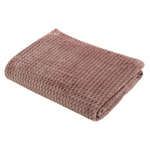 82391615 Плед «Велсофт», 150x200 см, полиэстер, цвет сливовый