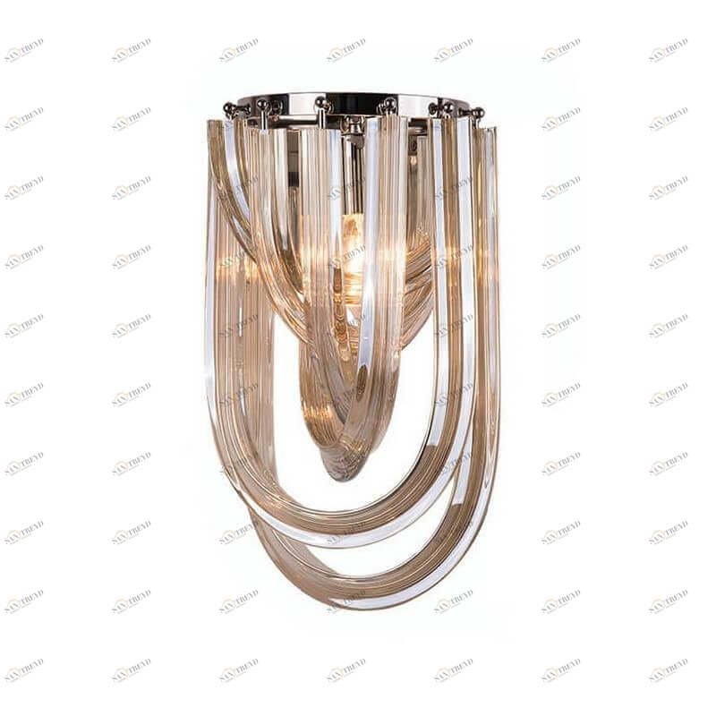 Бра настенное янтарное Newport Cognac 64001/A NEWPORT  00-3888802 Оранжевый 