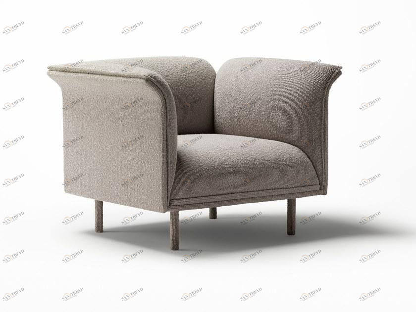 Ross Gardam Кресло из ткани с подлокотниками Noon sun-id-1353629