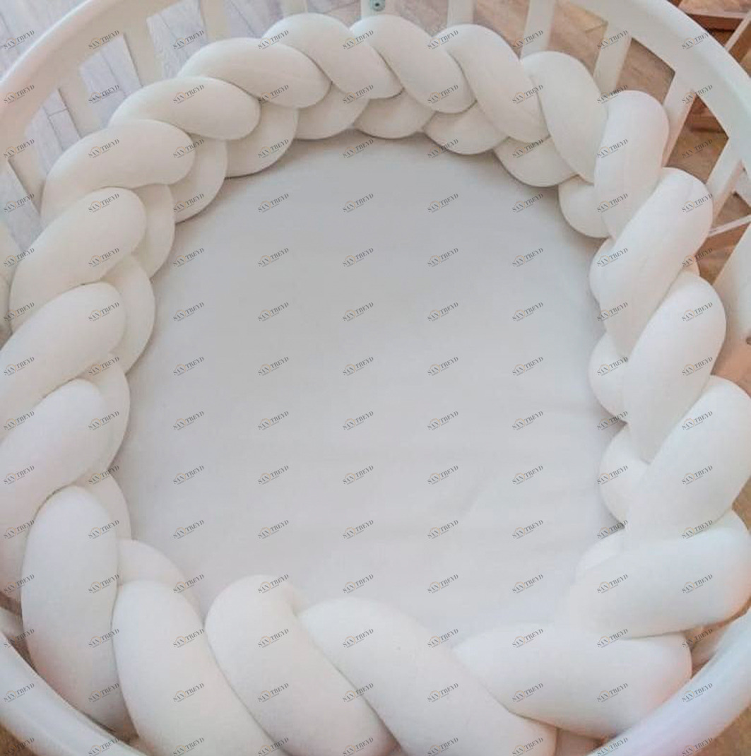 Бортик для люльки Bed плетеный белый ELLIPSE ELLIPSE BED 351645 Белый Santreyd 