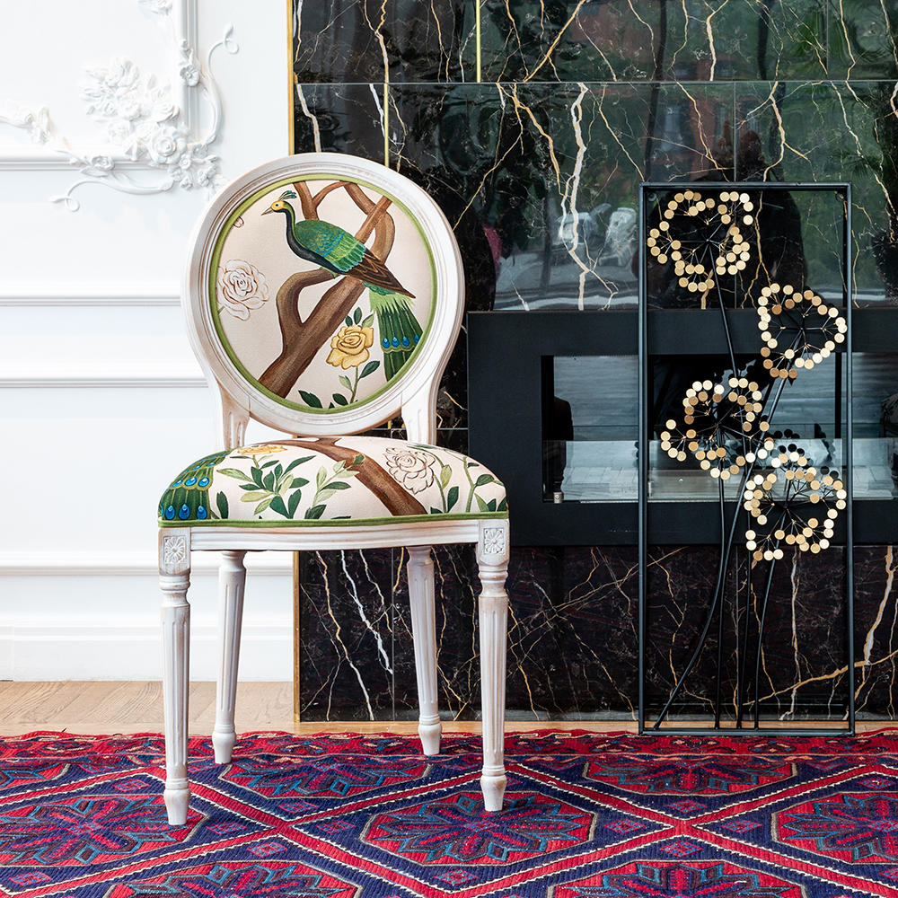 21060742 Стул «Индокитайский зелёный павлин» (версия 2) Object Desire  - Вид №7