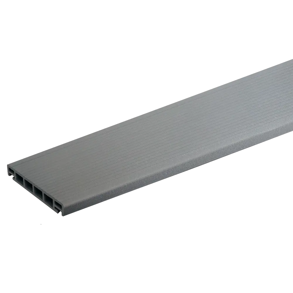 Террасная доска ДПК ITP цвет Серый 3000x162x26 мм вельвет 0.486 м² STLM-2122096 - Вид №1