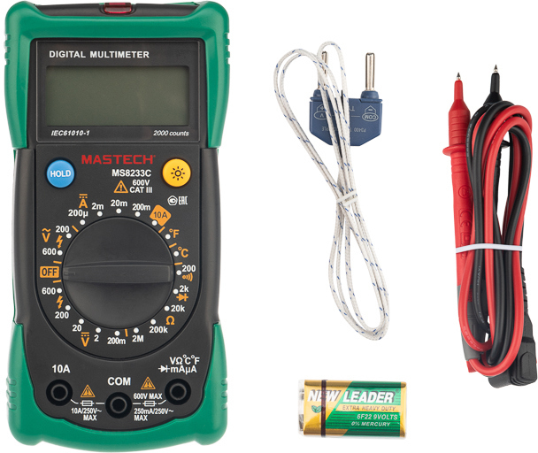 90449329 Мультиметр универсальный MS8233C STLM-0226956 MASTECH