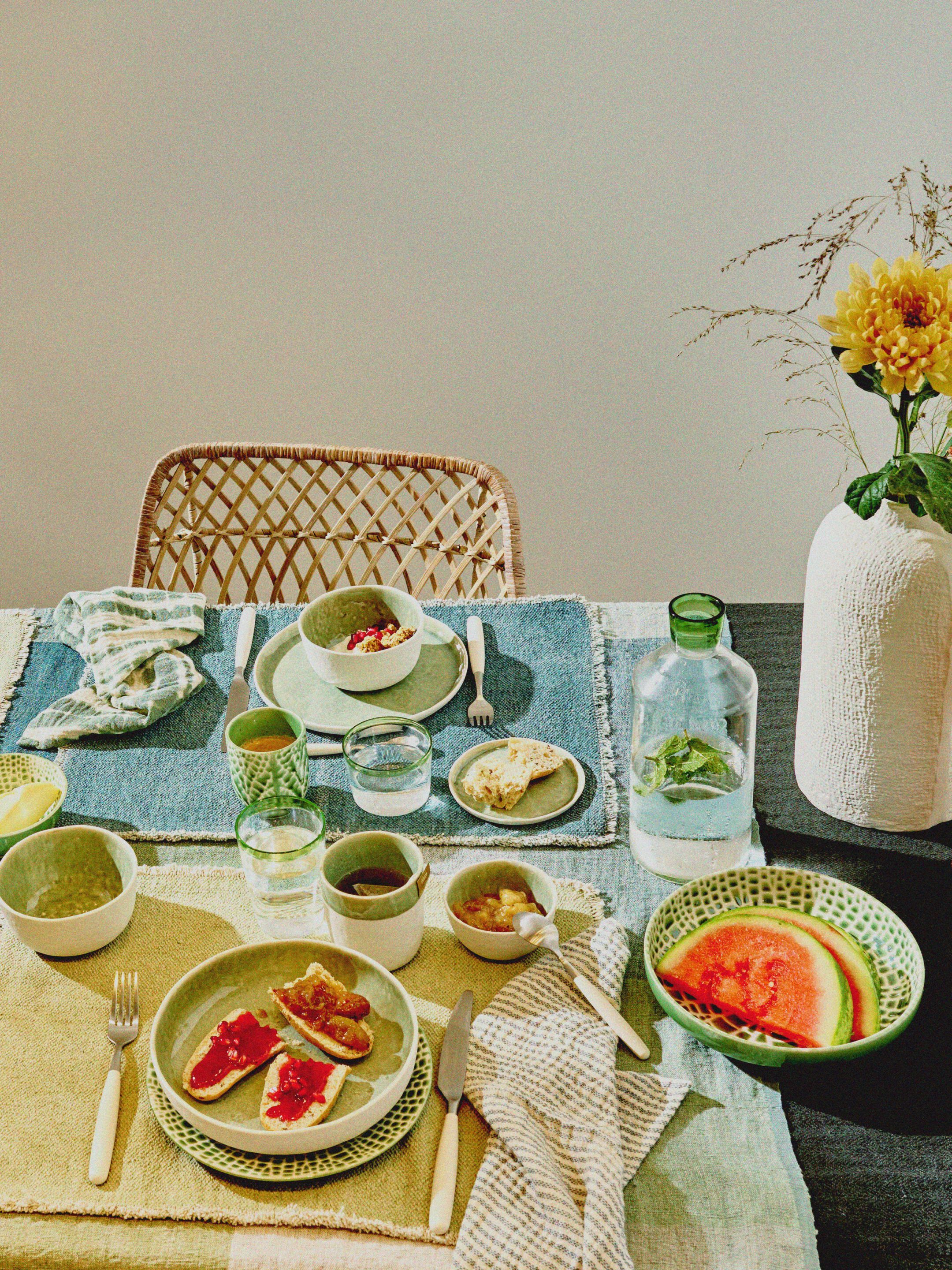 Керамическая круглая десертная тарелка POMAX Спиро ARCH-00126382 - Вид №19