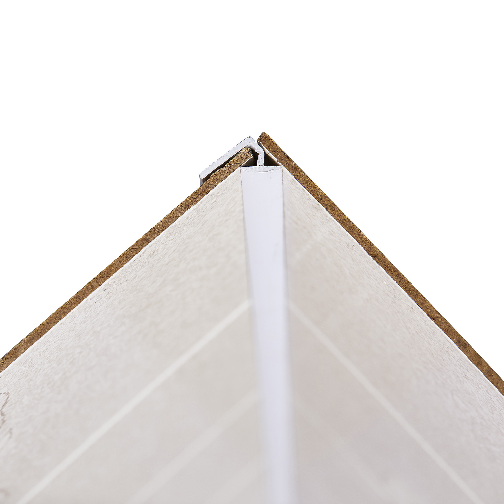 10150897 Угол ПВХ внутренний 2440 мм, цвет белый STLM-0000296 Santreyd  - Вид №1