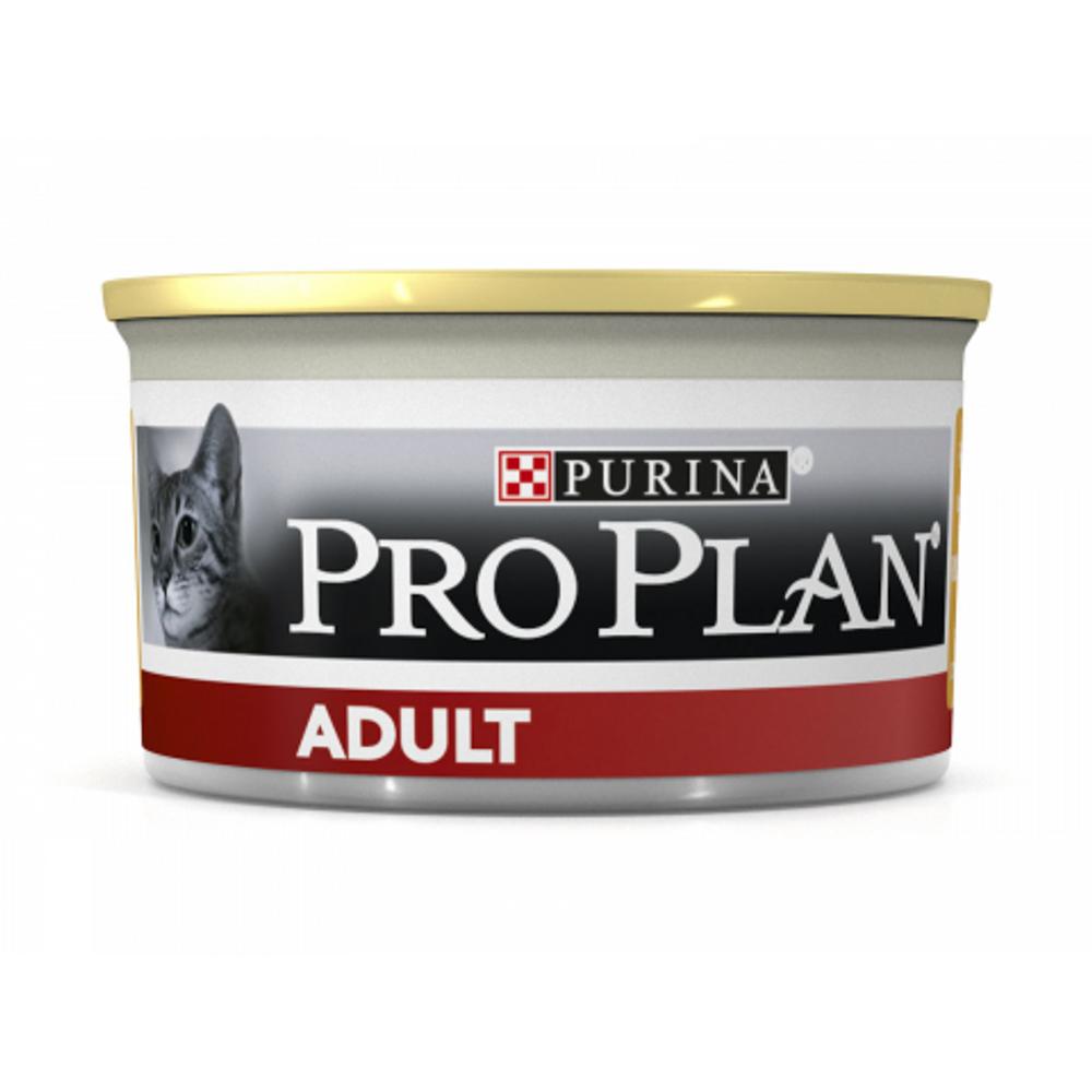 Т0035810 Корм для кошек курица банка 85г Pro Plan 