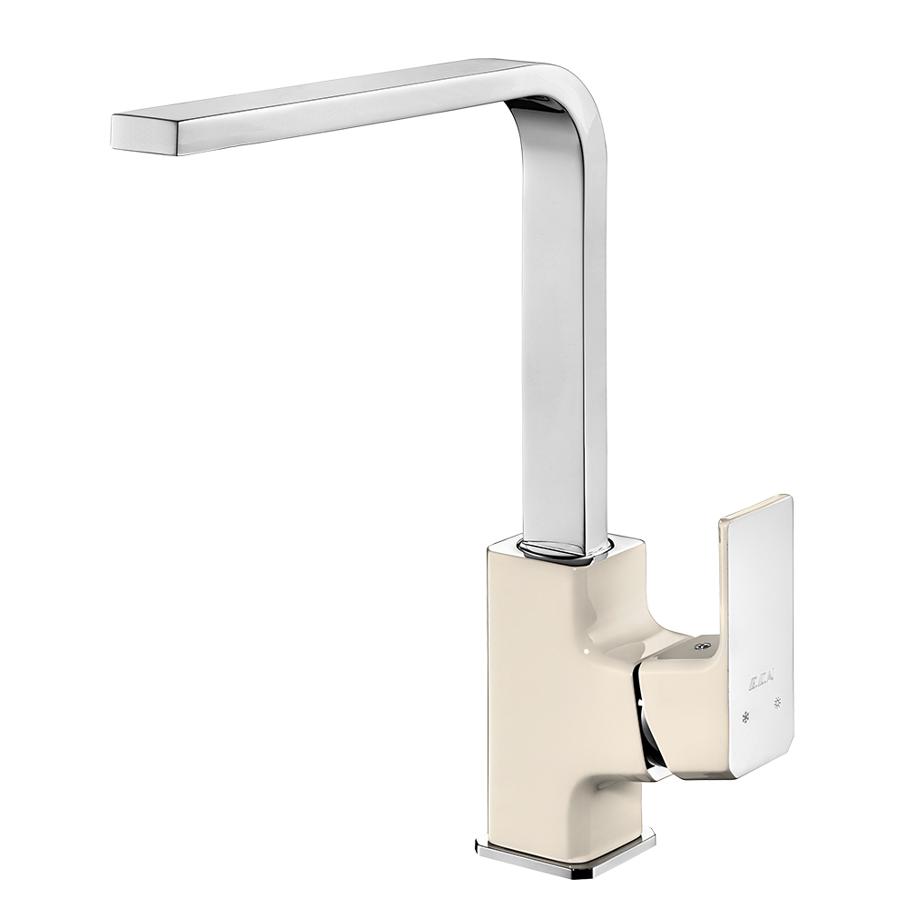 103418123st  Смеситель для мойки Tiera - Бежевый - Экономия воды Eca  - Вид №1