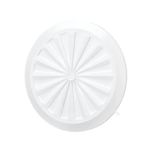 Вентиляционная решетка Fonet D180 мм пластик цвет белый