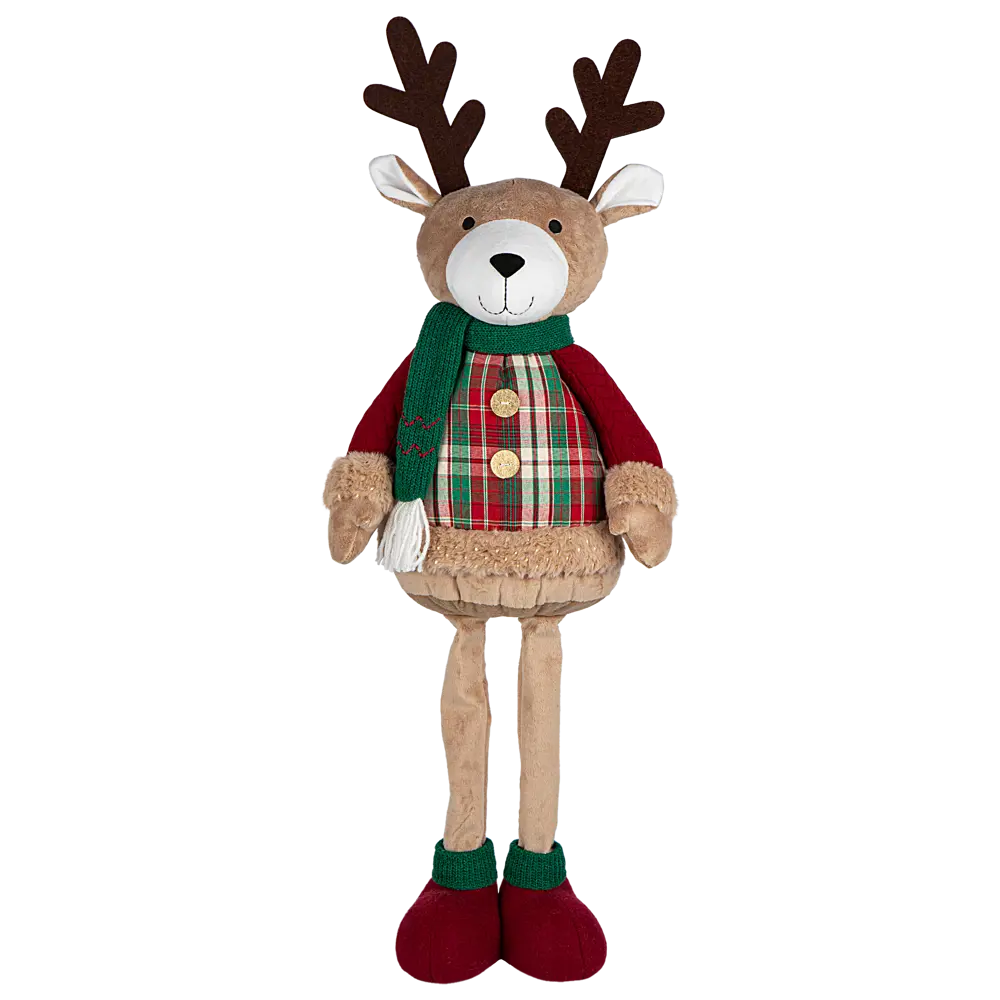 89368896 Декоративная фигура Олень Рождественский 36 см красная STLM-1380541 Santreyd  - Вид №2