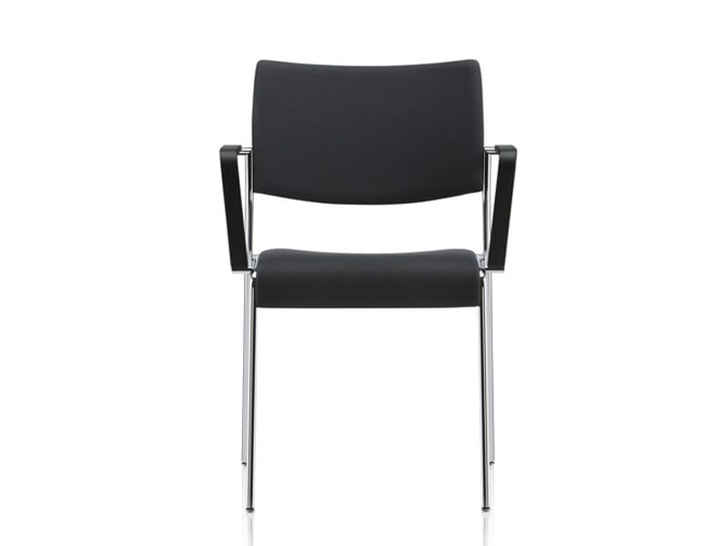 Штабелируемый тканевый стул с подлокотниками Brunner Linos ARCH-00016621 - Вид №3