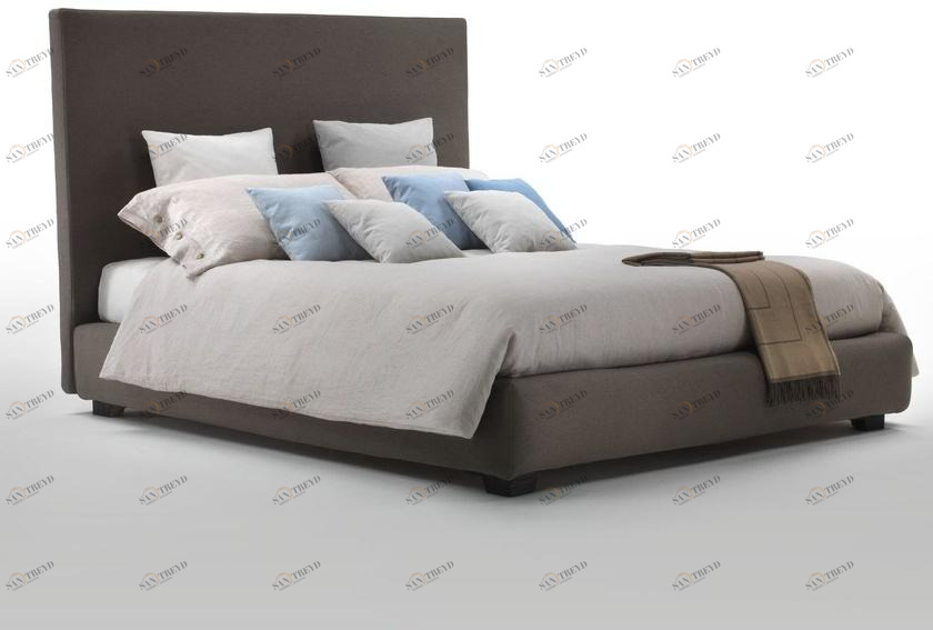 Marac Кровать из ткани с высоким изголовьем Kay sun-id-1491004