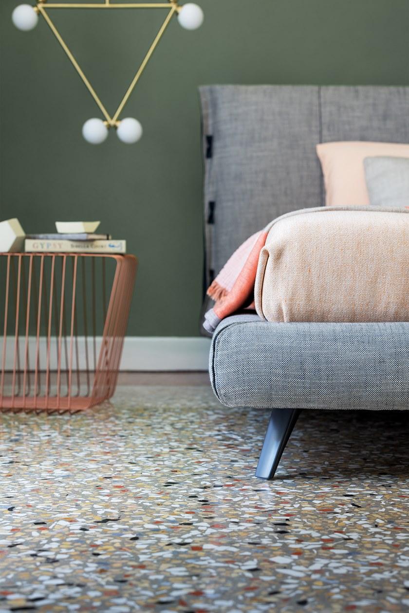 Bonaldo Односпальная кровать с мягким изголовьем Cuff sun-id-1452771 - Вид №1