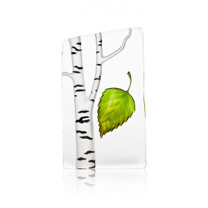 34226 Скульптура "Берёза" (малая), зелёная/чёрная, 80/135 мм. Maleras