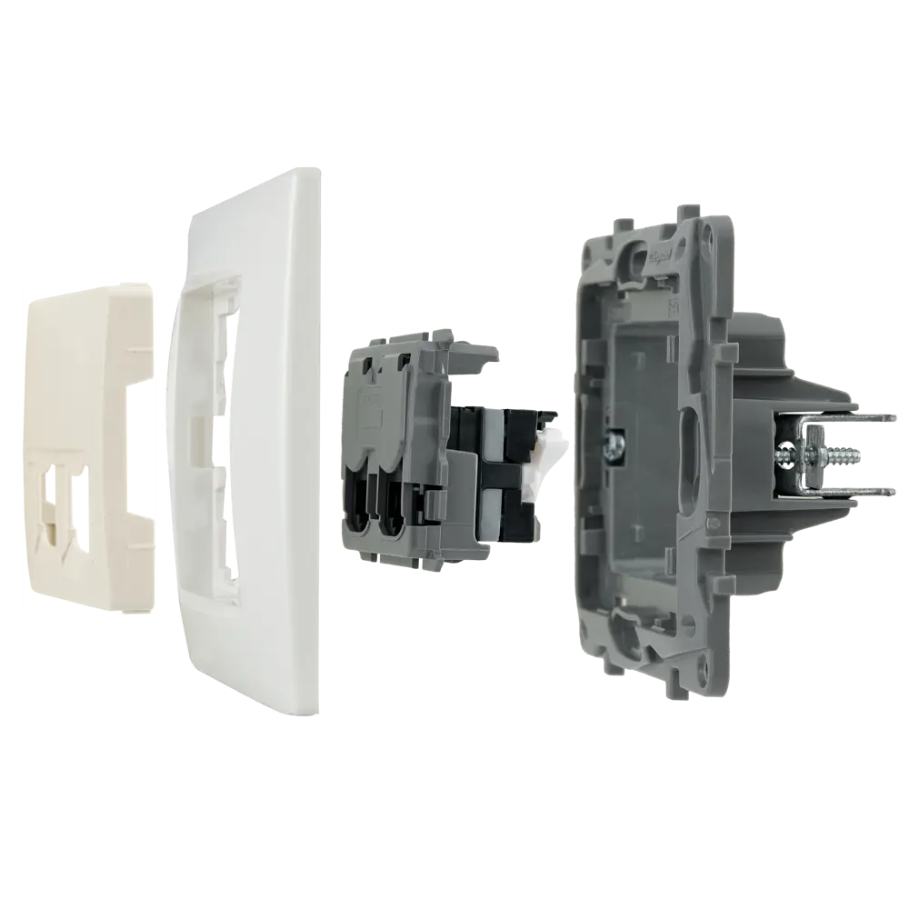 Legrand Etika: Двойная компьютерная розетка для сетевых подключений 82496477 STLM-0028692 - Вид №6