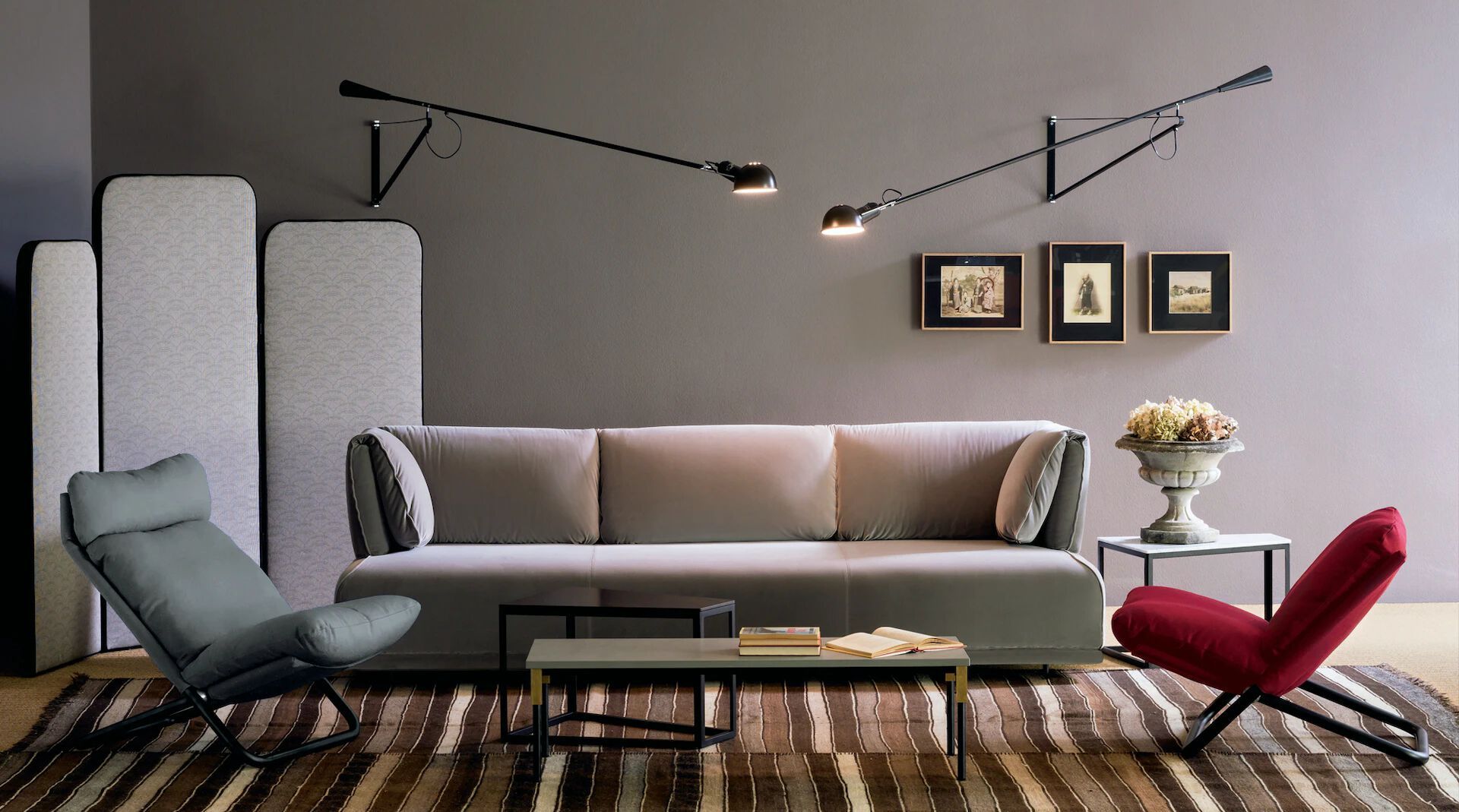 Регулируемая стальная светодиодная настенная лампа In Stock Flos ARCH-00135023 - Вид №3