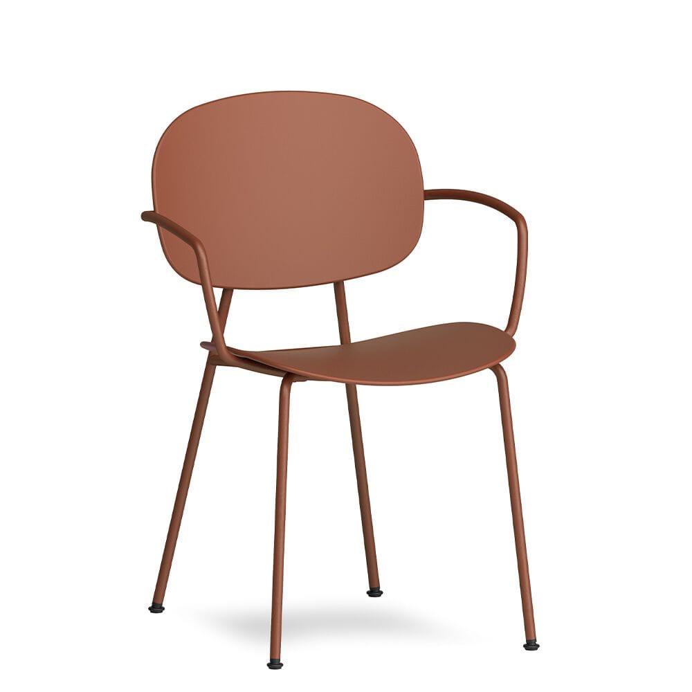 Полипропиленовый стул с подлокотниками Infiniti круглый ARCH-00048520 - Вид №1