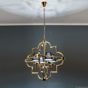 Frezia Light 1010/4 gold/black люстра подвесная