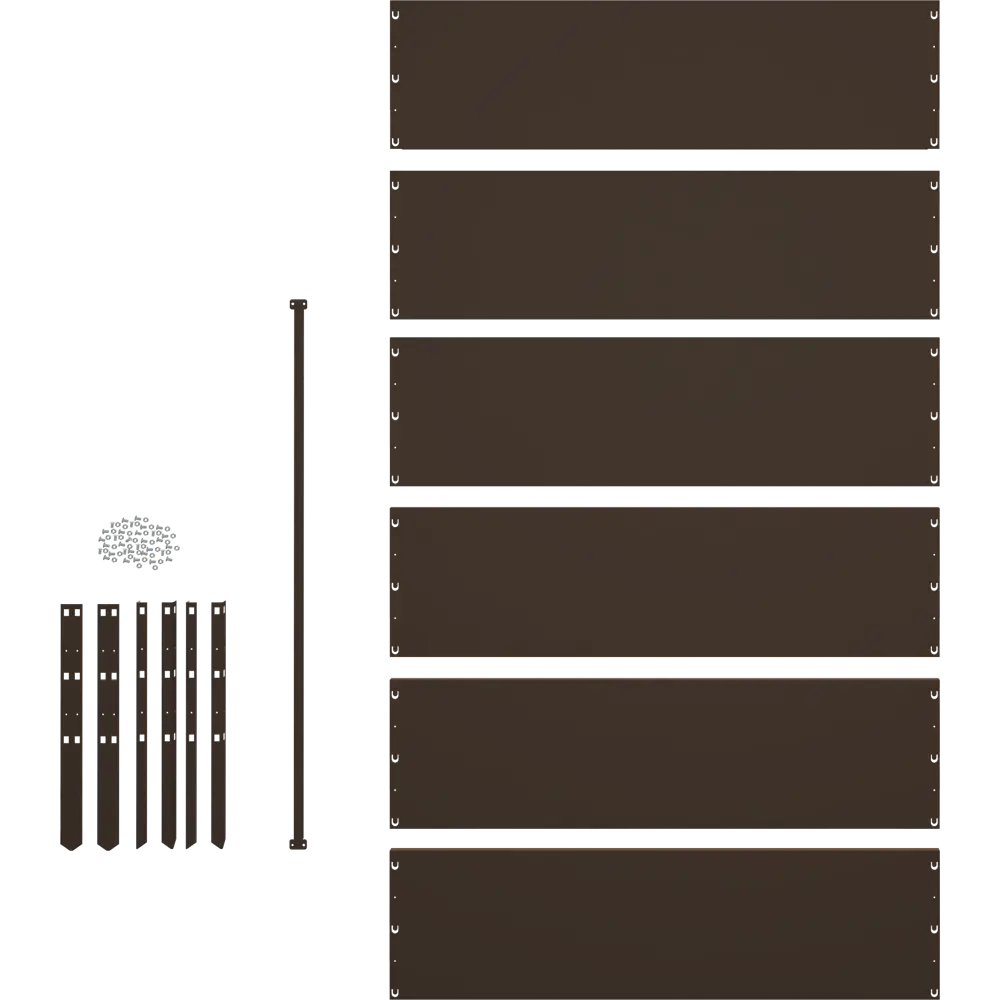 Santreyd Высокая грядка для сада 100×200 см в элегантном коричневом цвете 84860282 STLM-0056361 - Вид №1
