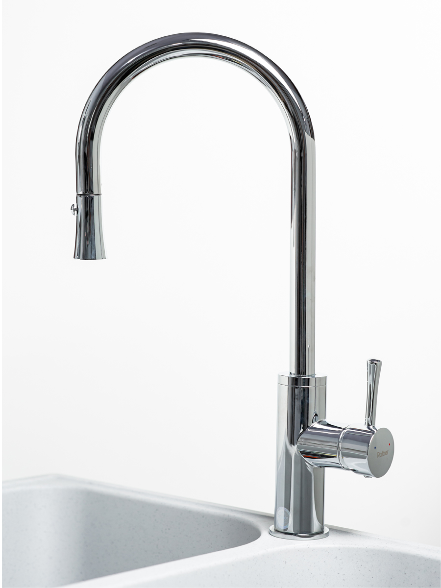 Смеситель для кухни Raiber Focus R6502 с вытяжной лейкой R6502 Santreyd  - Вид №3