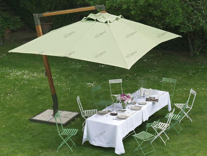 Ethimo Прямоугольный зонт с боковой стойкой Holiday Ombr50